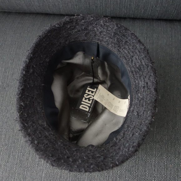 Diesel Black Textured Hat - Picture 4 of 13
